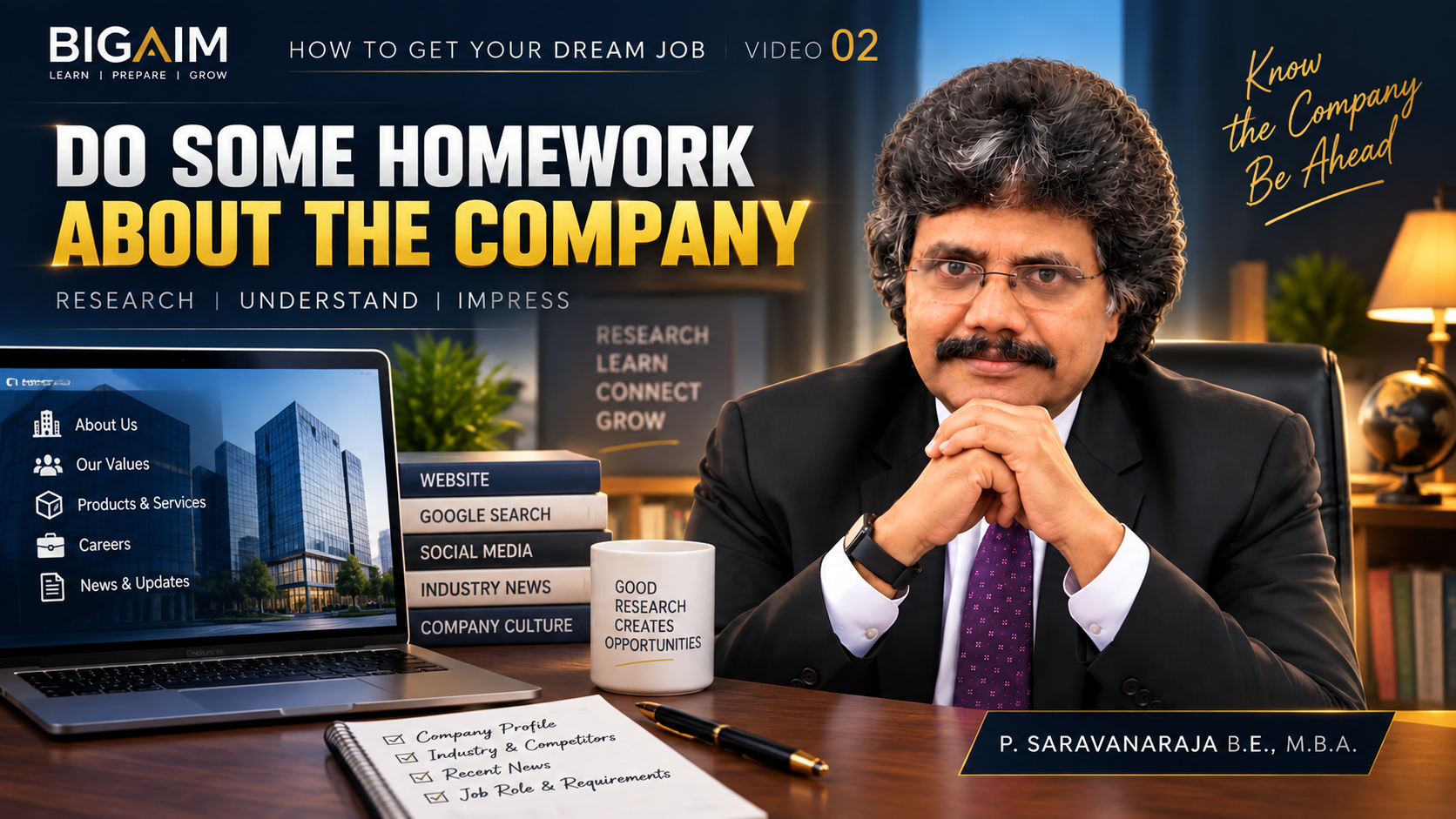 Do Some Homework About the Company | Research Before Your Interview